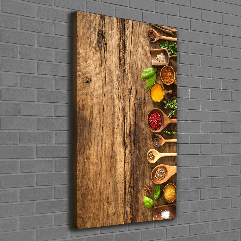 Canvas wall art Colorful spices