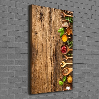 Canvas wall art Colorful spices