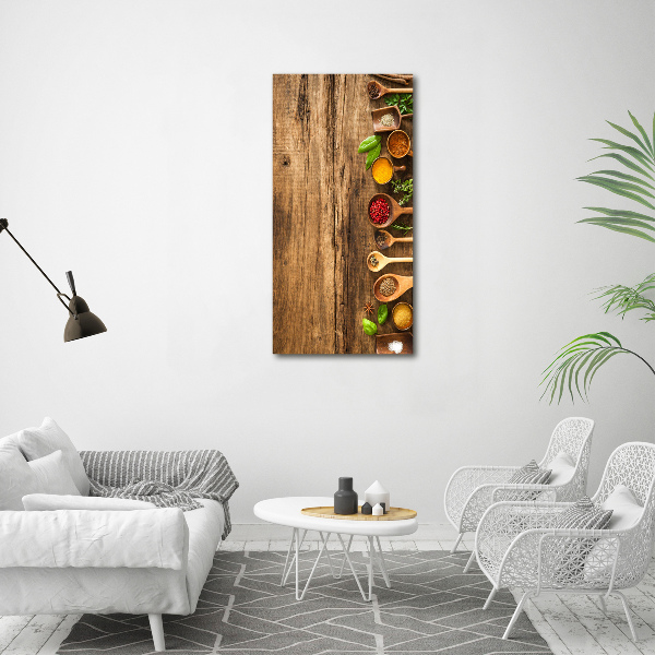 Canvas wall art Colorful spices