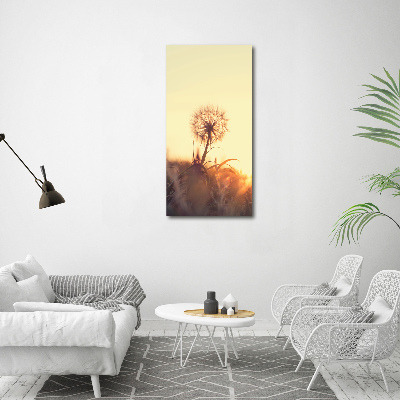 Large canvas wall art Dandelion