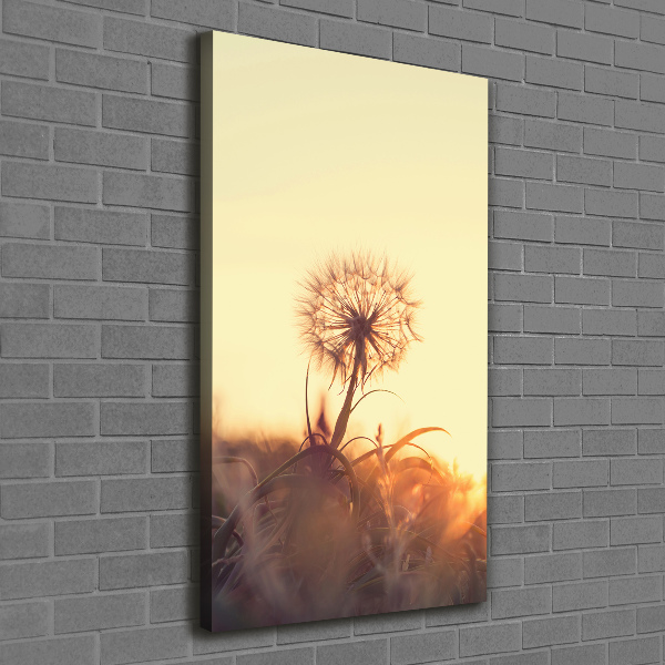 Large canvas wall art Dandelion