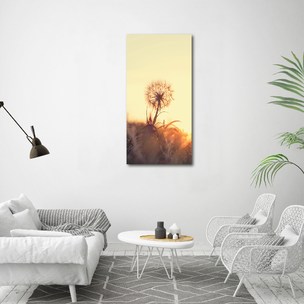 Large canvas wall art Dandelion