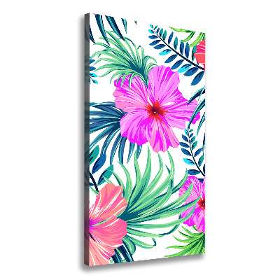 Canvas print Hawaiian flowers