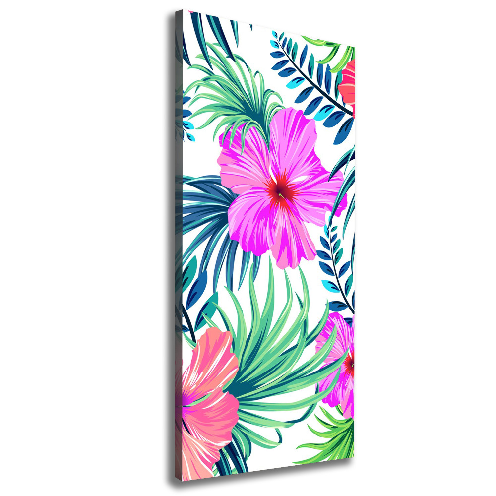 Canvas print Hawaiian flowers