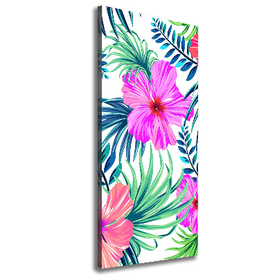 Canvas print Hawaiian flowers