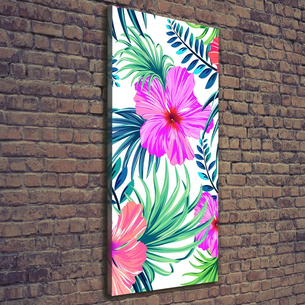 Canvas print Hawaiian flowers