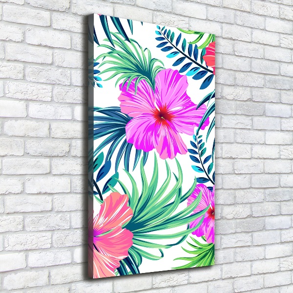 Canvas print Hawaiian flowers