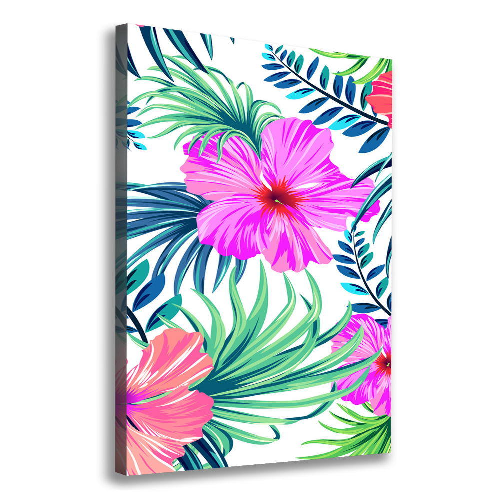 Canvas print Hawaiian flowers