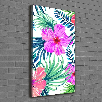 Canvas print Hawaiian flowers