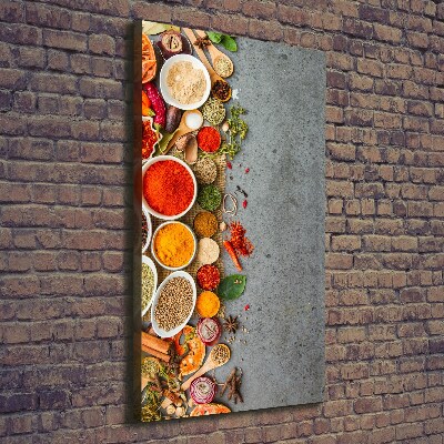 Canvas print Colorful spices