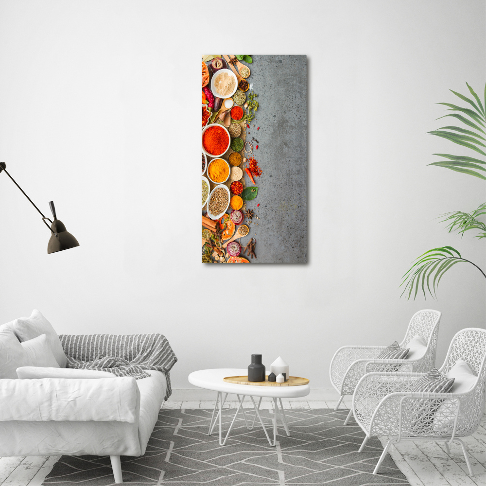 Canvas print Colorful spices