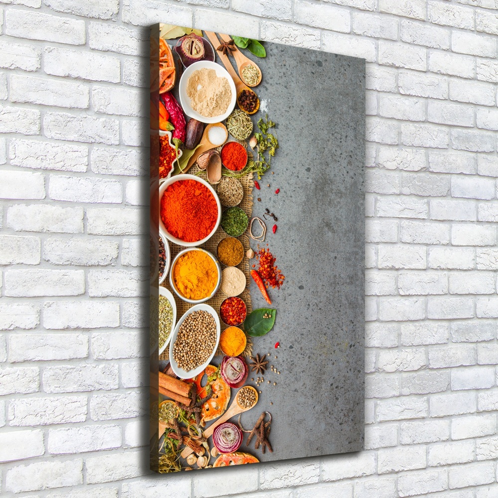 Canvas print Colorful spices