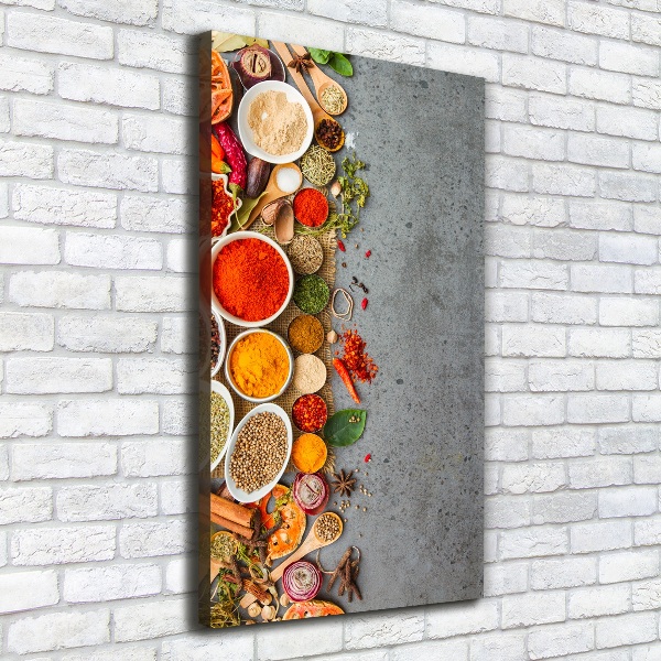 Canvas print Colorful spices