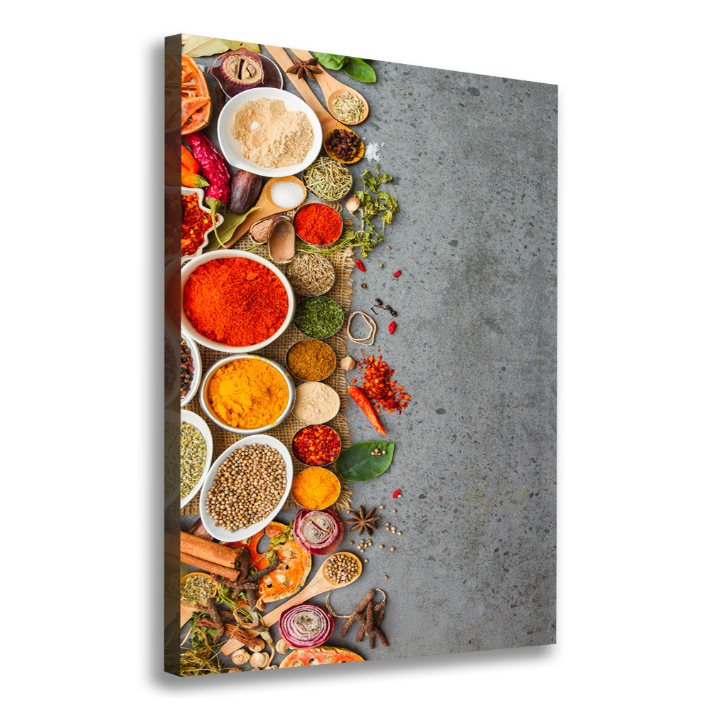 Canvas print Colorful spices