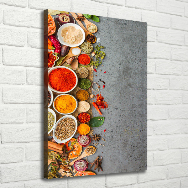 Canvas print Colorful spices