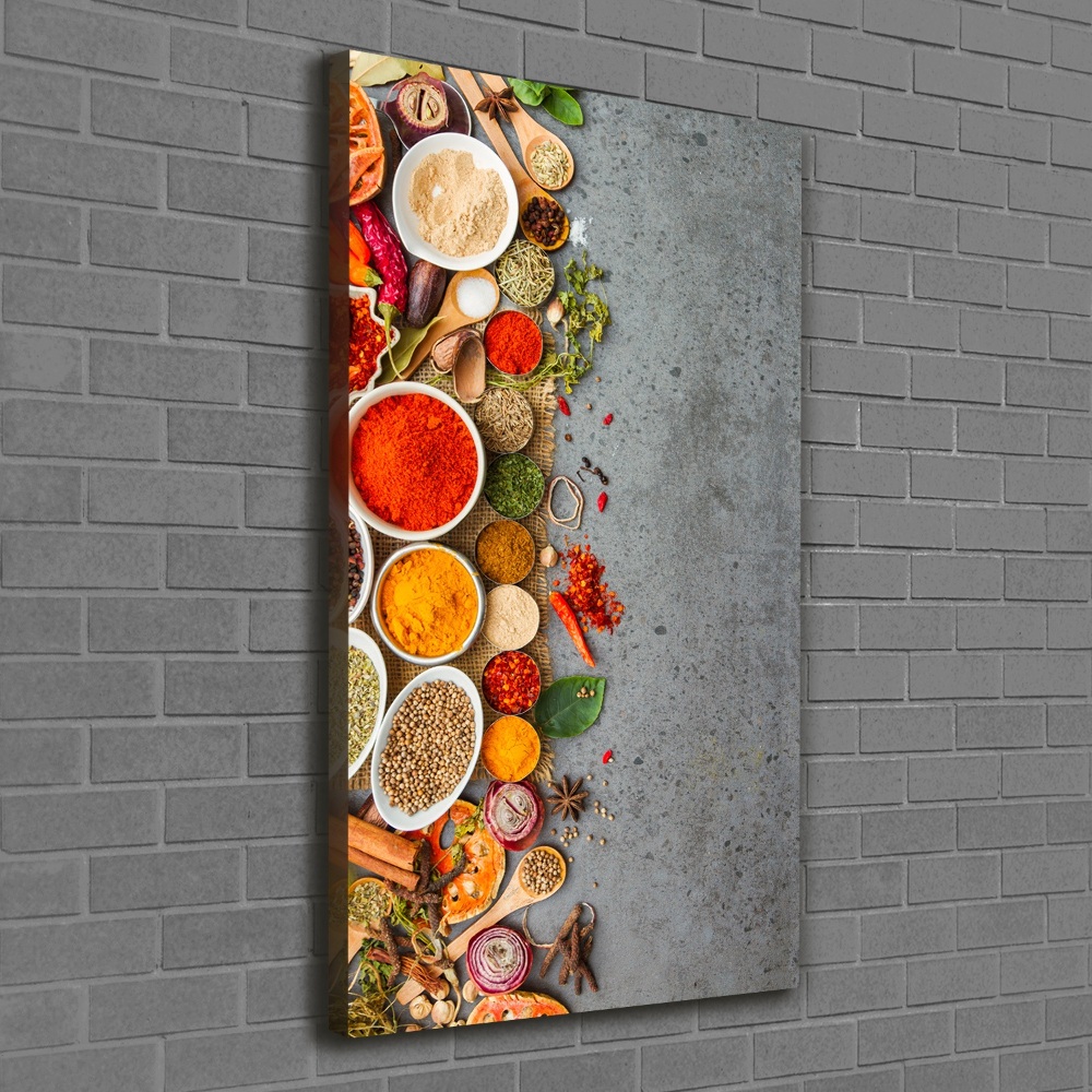 Canvas print Colorful spices