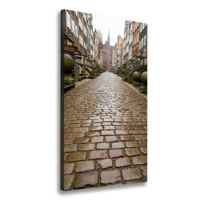 Wall art canvas large Gdańsk Poland