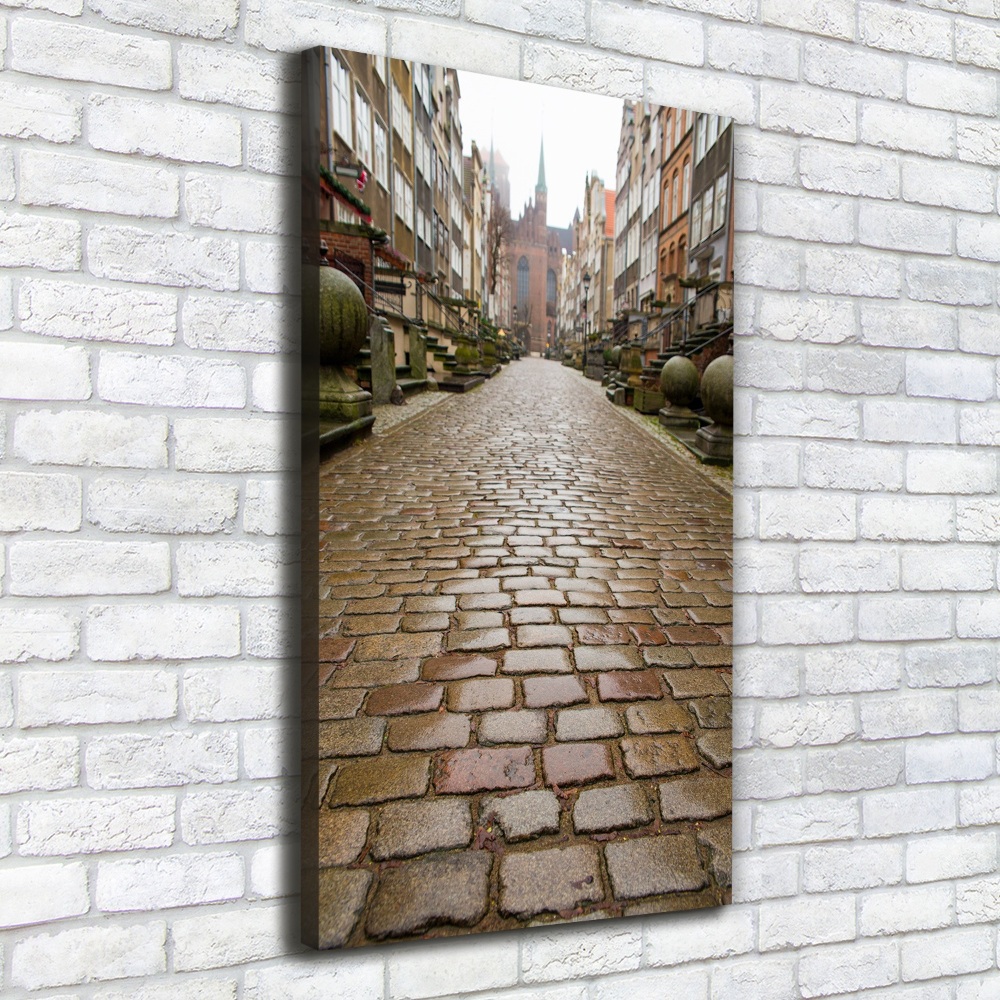 Wall art canvas large Gdańsk Poland