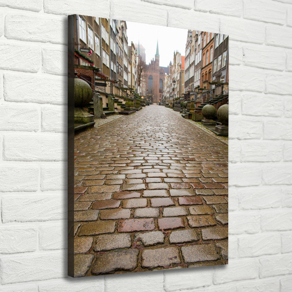 Wall art canvas large Gdańsk Poland