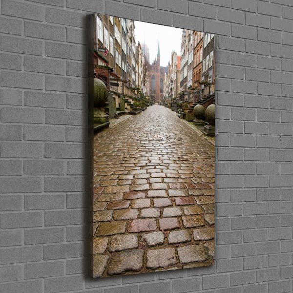 Wall art canvas large Gdańsk Poland