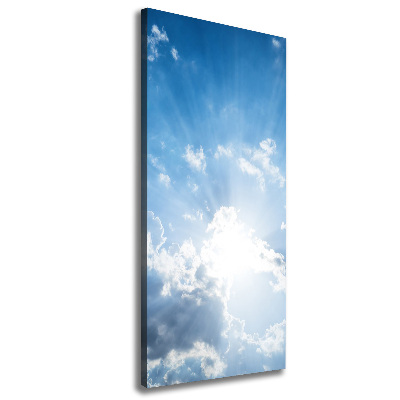 Large canvas wall art Clouds in the sky