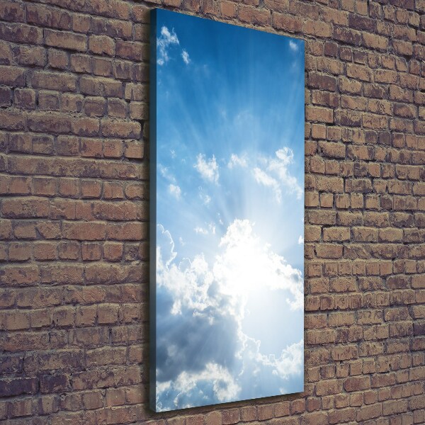 Large canvas wall art Clouds in the sky