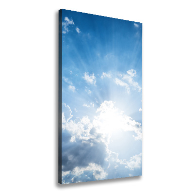 Large canvas wall art Clouds in the sky