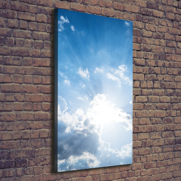 Large canvas wall art Clouds in the sky