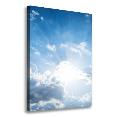 Large canvas wall art Clouds in the sky