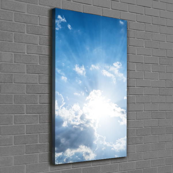 Large canvas wall art Clouds in the sky