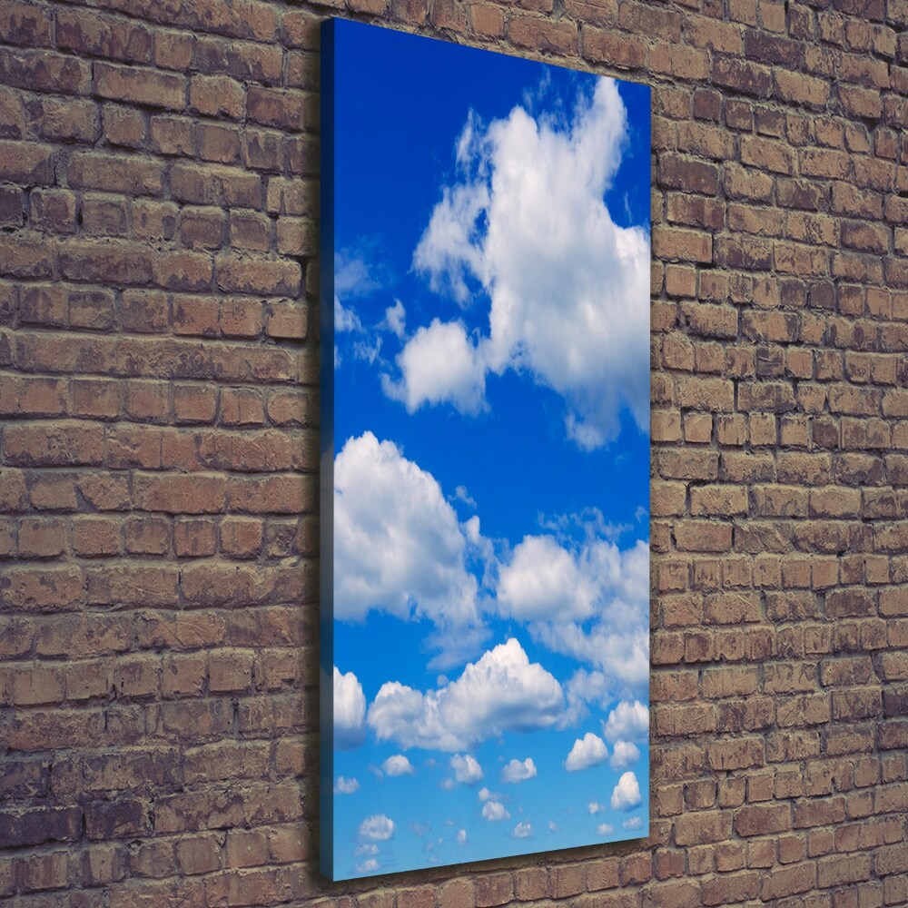 Large canvas wall art Clouds in the sky