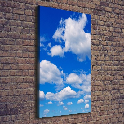 Large canvas wall art Clouds in the sky