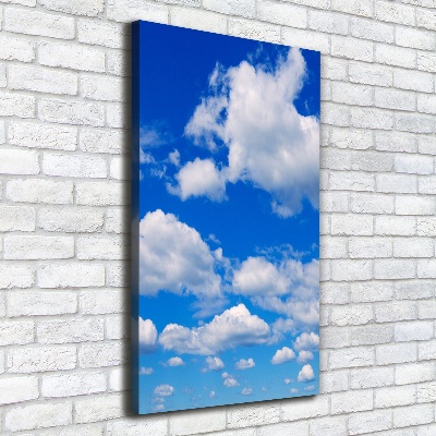 Large canvas wall art Clouds in the sky