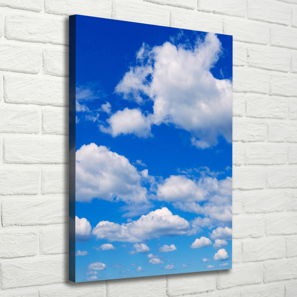 Large canvas wall art Clouds in the sky