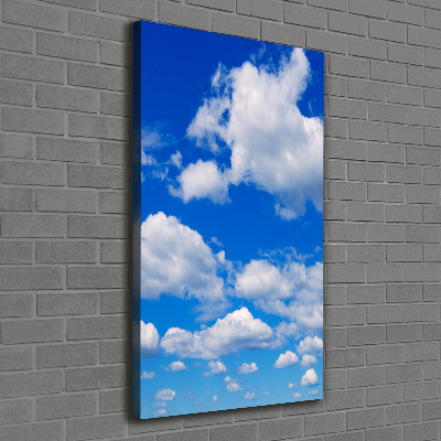 Large canvas wall art Clouds in the sky