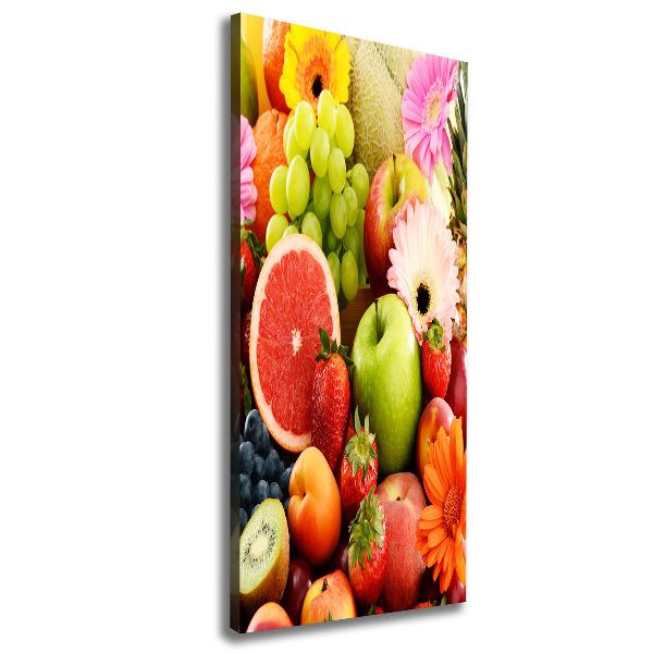 Wall art canvas large Fruit and flowers