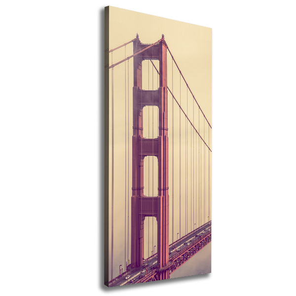 Wall art canvas large San Francisco bridge