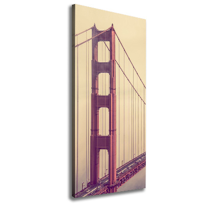 Wall art canvas large San Francisco bridge