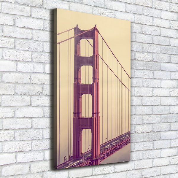 Wall art canvas large San Francisco bridge