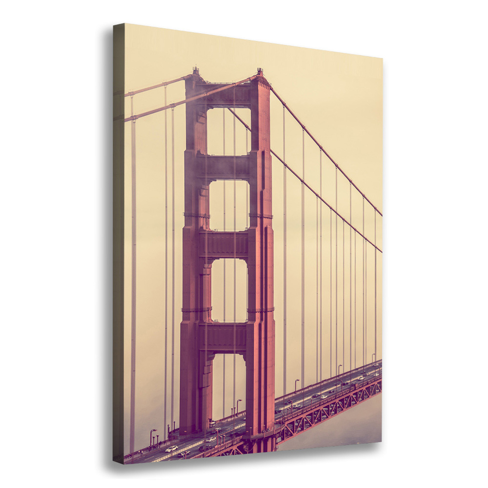 Wall art canvas large San Francisco bridge