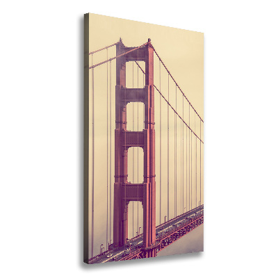 Wall art canvas large San Francisco bridge