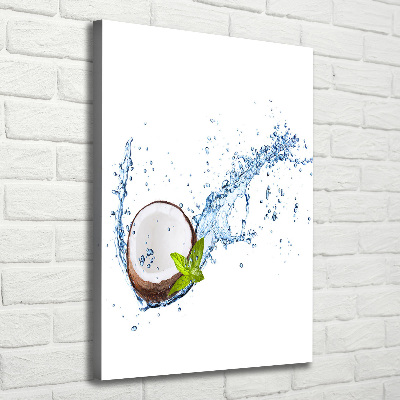 Large canvas wall art Coconut