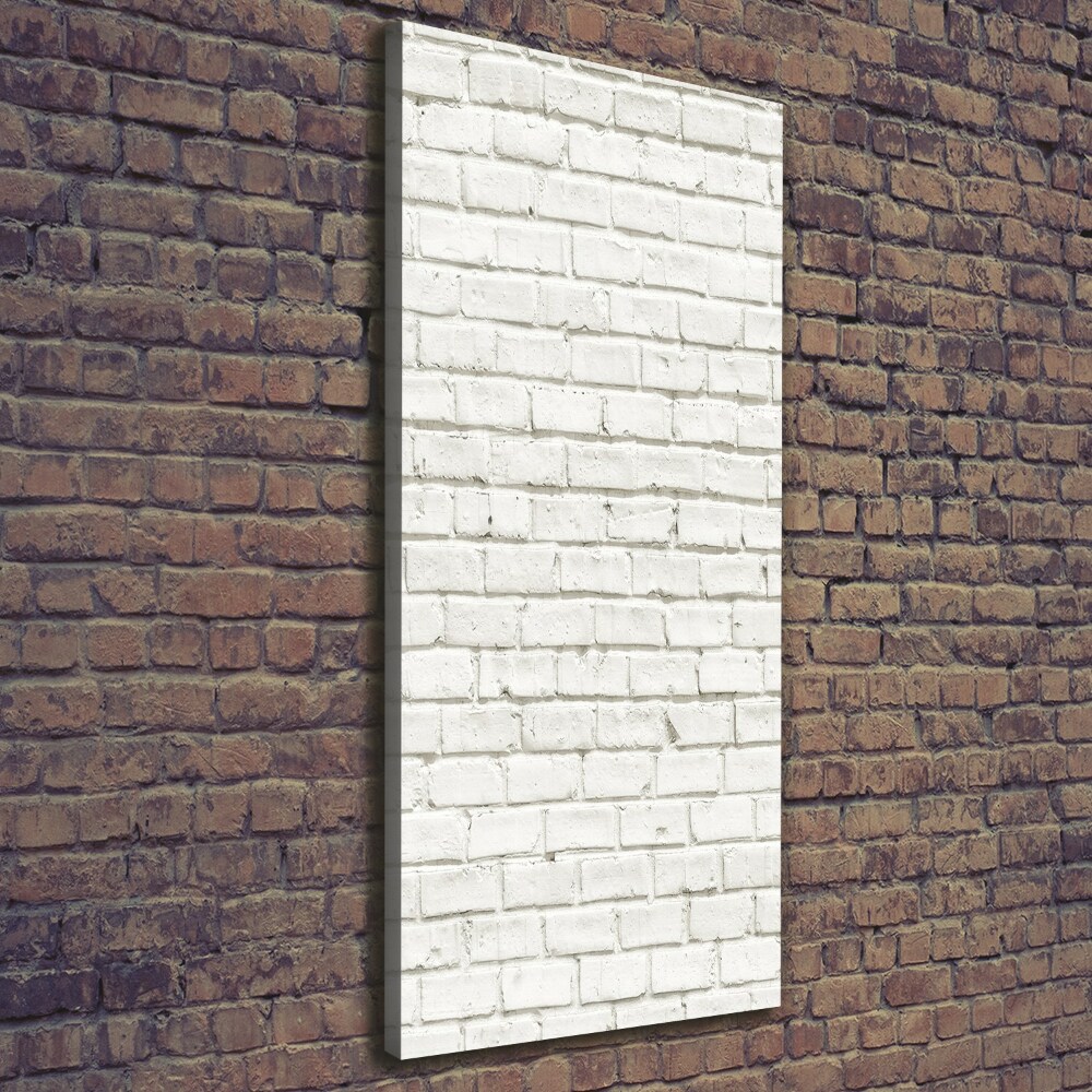 Wall art canvas large Brick wall