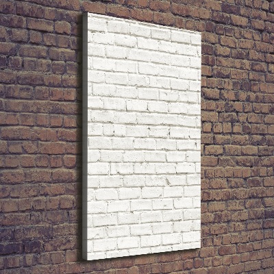 Wall art canvas large Brick wall