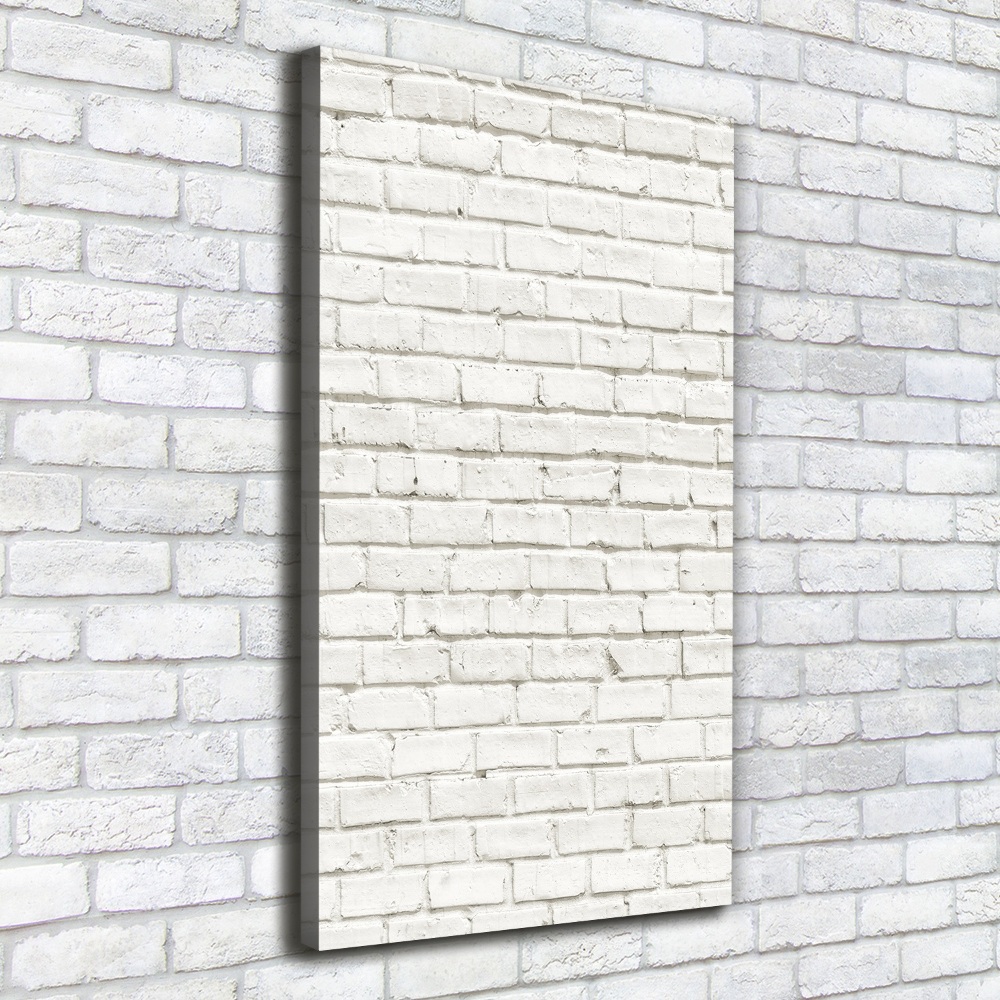 Wall art canvas large Brick wall