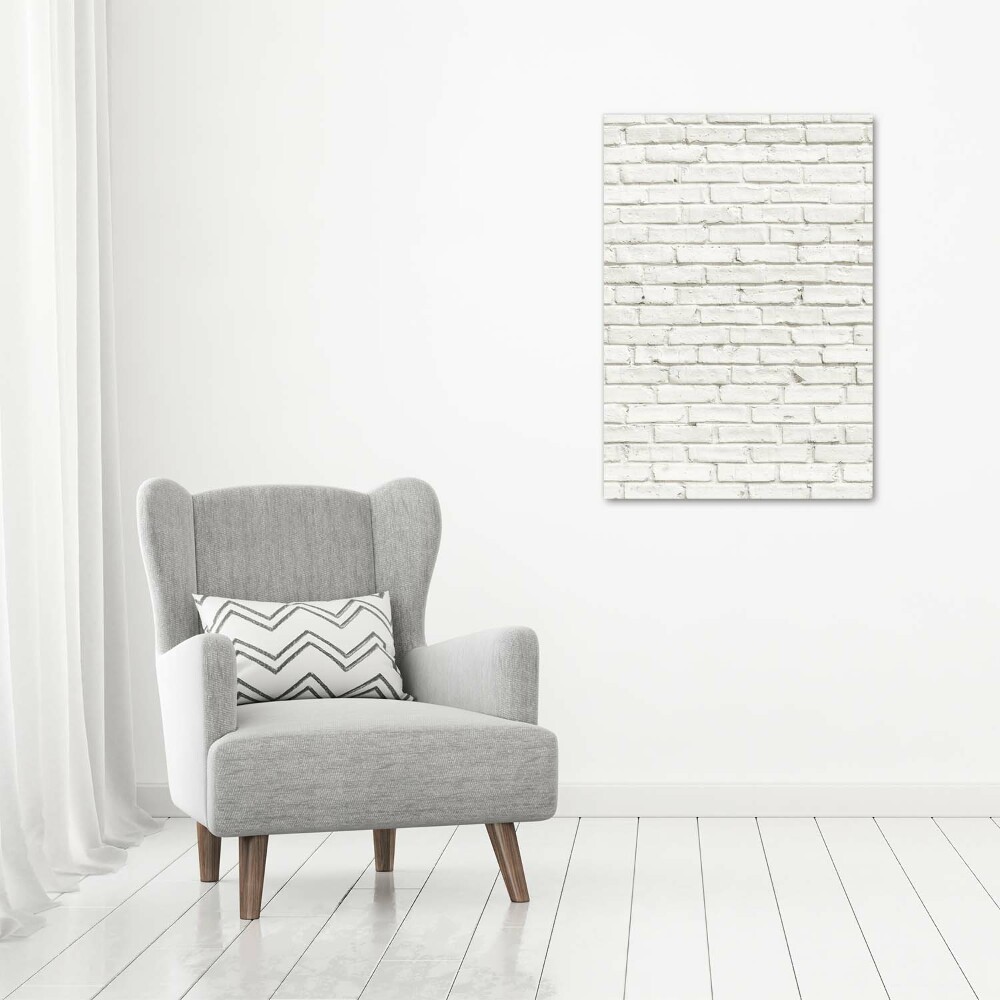 Wall art canvas large Brick wall