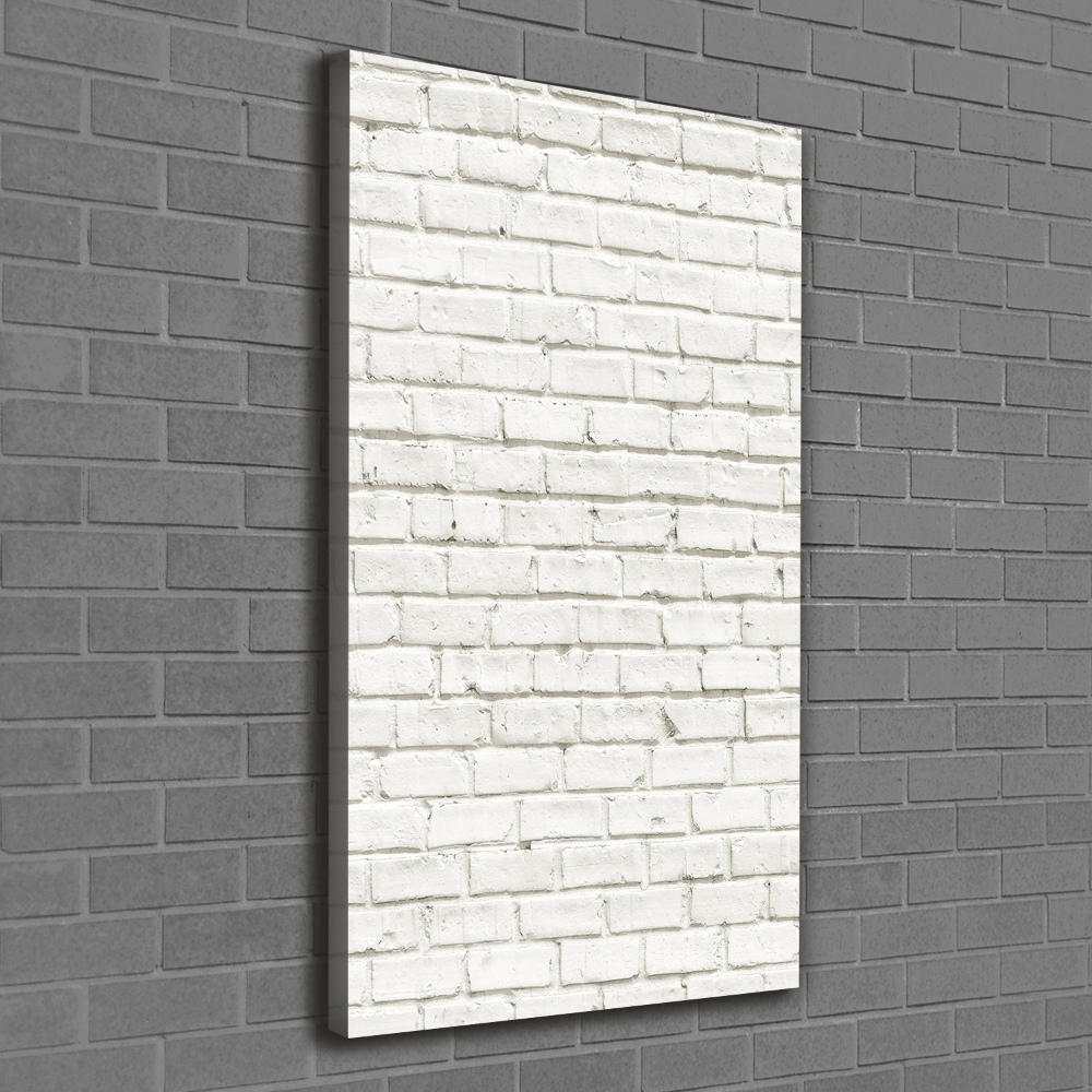 Wall art canvas large Brick wall