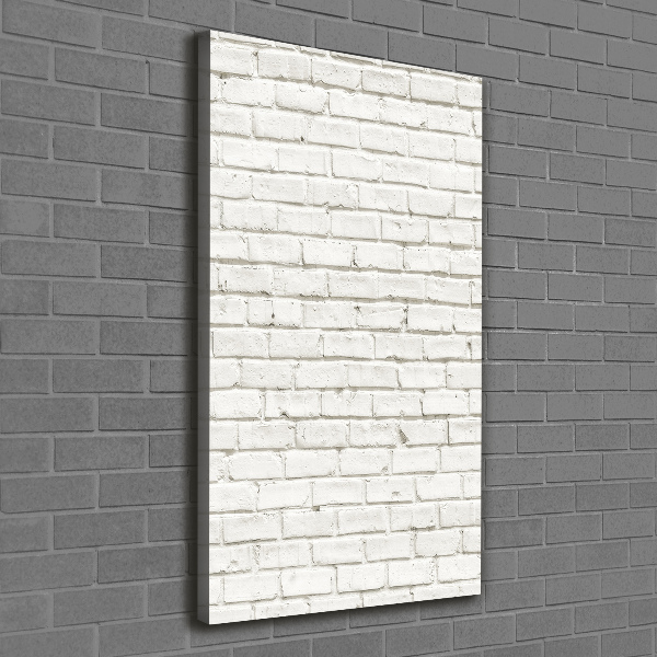 Wall art canvas large Brick wall