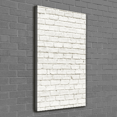 Wall art canvas large Brick wall