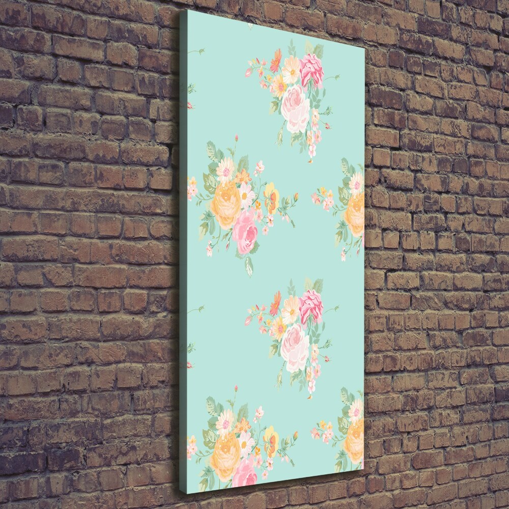 Large canvas wall art Flowers